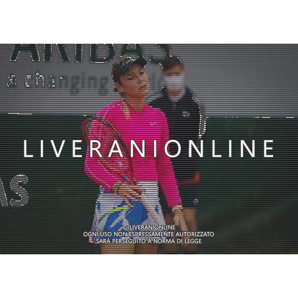 Roland Garros 2020, Grand Slam tournament - Tennis Internationals, 29 September 2020 Roland Garros stadium, paris, france, Italy Photo showing: Donna Vekic of Croatia in action @LM/DPPI/DPPI/Rob Prange AG ALDO LIVERANI SAS