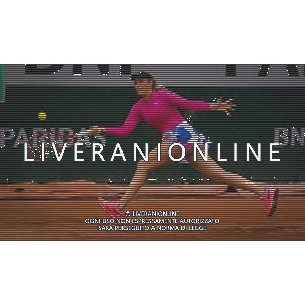 Roland Garros 2020, Grand Slam tournament - Tennis Internationals, 29 September 2020 Roland Garros stadium, paris, france, Italy Photo showing: Donna Vekic of Croatia in action @LM/DPPI/DPPI/Rob Prange AG ALDO LIVERANI SAS