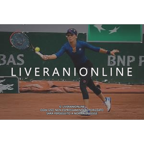 Roland Garros 2020, Grand Slam tournament - Tennis Internationals, 29 September 2020 Roland Garros stadium, paris, france, Italy Photo showing: Irina Bara of Romania in action @LM/DPPI/DPPI/Rob Prange AG ALDO LIVERANI SAS