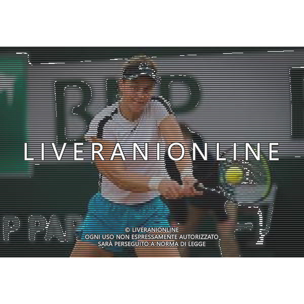 Roland Garros 2020, Grand Slam tournament - Tennis Internationals, 29 September 2020 Roland Garros stadium, paris, france, Italy Photo showing: Liudmila Samsonova of Russia in action @LM/DPPI/DPPI/Rob Prange AG ALDO LIVERANI SAS