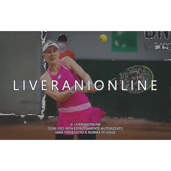 Roland Garros 2020, Grand Slam tournament - Tennis Internationals, 29 September 2020 Roland Garros stadium, paris, france, Italy Photo showing: Alison Riske of the United States in action @LM/DPPI/DPPI/Rob Prange AG ALDO LIVERANI SAS
