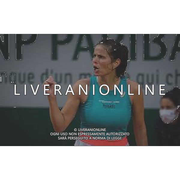 Roland Garros 2020, Grand Slam tournament - Tennis Internationals, 29 September 2020 Roland Garros stadium, paris, france, Italy Photo showing: Julia Goerges of Germany in action @LM/DPPI/DPPI/Rob Prange AG ALDO LIVERANI SAS