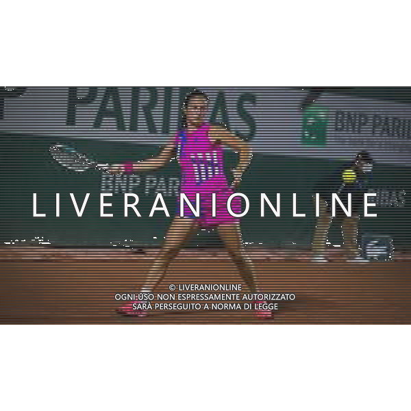 Roland Garros 2020, Grand Slam tournament - Tennis Internationals, 29 September 2020 Roland Garros stadium, paris, france, Italy Photo showing: Daria Kasatkina of Russia in action @LM/DPPI/DPPI/Rob Prange AG ALDO LIVERANI SAS
