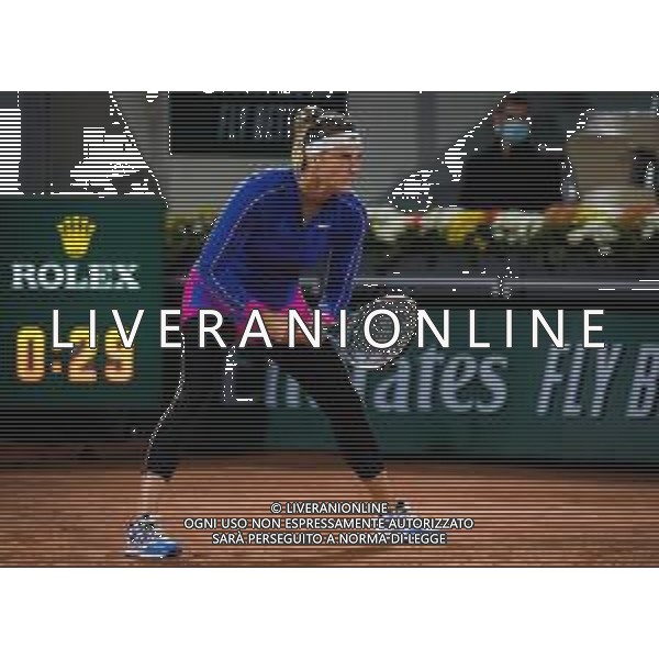 Roland Garros 2020, Grand Slam tournament - Tennis Internationals, 29 September 2020 Roland Garros stadium, paris, france, Italy Photo showing: Aryna Sabalenka of Belarus in action @LM/DPPI/DPPI/Rob Prange AG ALDO LIVERANI SAS