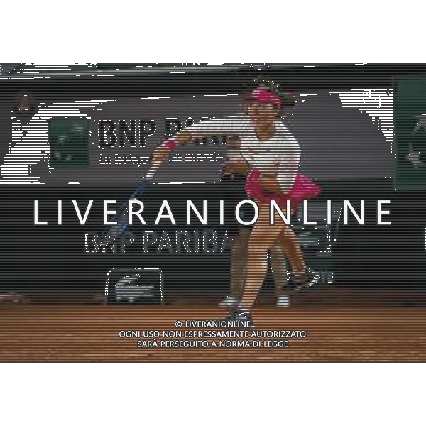 Roland Garros 2020, Grand Slam tournament - Tennis Internationals, 29 September 2020 Roland Garros stadium, paris, france, Italy Photo showing: Jessica Pegula of the United States in action @LM/DPPI/DPPI/Rob Prange AG ALDO LIVERANI SAS