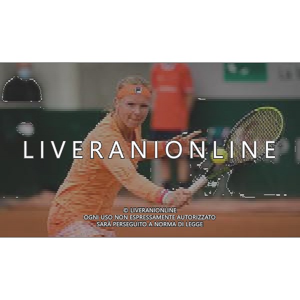 Roland Garros 2020, Grand Slam tournament - Tennis Internationals, 30 September 2020 Roland Garros stadium, paris, france, Italy Photo showing: Kiki Bertens of the Netherlands in action @LM/DPPI/DPPI/Rob Prange AG ALDO LIVERANI SAS