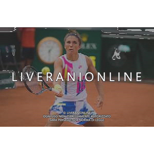 Roland Garros 2020, Grand Slam tournament - Tennis Internationals, 30 September 2020 Roland Garros stadium, paris, france, Italy Photo showing: Sara Errani of Italy in action @LM/DPPI/DPPI/Rob Prange AG ALDO LIVERANI SAS