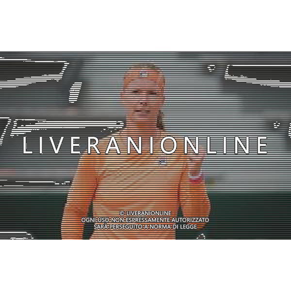 Roland Garros 2020, Grand Slam tournament - Tennis Internationals, 30 September 2020 Roland Garros stadium, paris, france, Italy Photo showing: Kiki Bertens of the Netherlands in action @LM/DPPI/DPPI/Rob Prange AG ALDO LIVERANI SAS