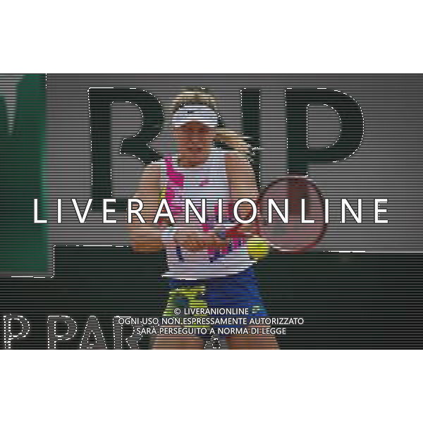 Roland Garros 2020, Grand Slam tournament - Tennis Internationals, 30 September 2020 Roland Garros stadium, paris, france, Italy Photo showing: Eugenie Bouchard of Canada in action @LM/DPPI/DPPI/Rob Prange AG ALDO LIVERANI SAS