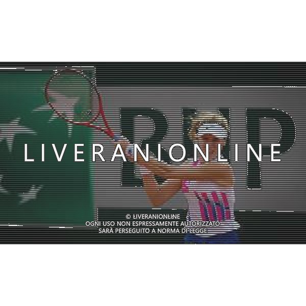 Roland Garros 2020, Grand Slam tournament - Tennis Internationals, 30 September 2020 Roland Garros stadium, paris, france, Italy Photo showing: Eugenie Bouchard of Canada in action @LM/DPPI/DPPI/Rob Prange AG ALDO LIVERANI SAS