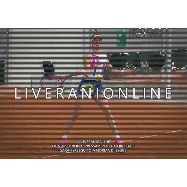 Roland Garros 2020, Grand Slam tournament - Tennis Internationals, 30 September 2020 Roland Garros stadium, paris, france, Italy Photo showing: Eugenie Bouchard of Canada in action @LM/DPPI/DPPI/Rob Prange AG ALDO LIVERANI SAS