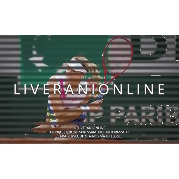 Roland Garros 2020, Grand Slam tournament - Tennis Internationals, 30 September 2020 Roland Garros stadium, paris, france, Italy Photo showing: Eugenie Bouchard of Canada in action @LM/DPPI/DPPI/Rob Prange AG ALDO LIVERANI SAS