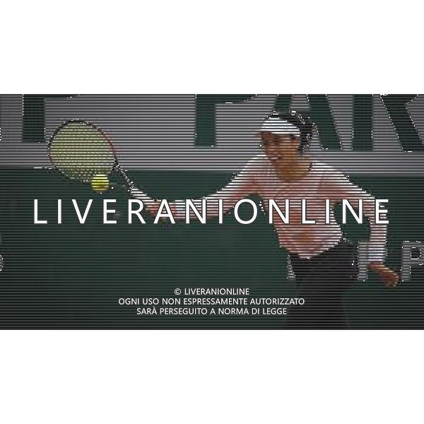 Roland Garros 2020, Grand Slam tournament - Tennis Internationals, 30 September 2020 Roland Garros stadium, paris, france, Italy Photo showing: Su-Wei Hsieh of Chinese Taipeh in action @LM/DPPI/DPPI/Rob Prange AG ALDO LIVERANI SAS