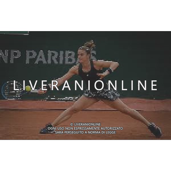 Roland Garros 2020, Grand Slam tournament - Tennis Internationals, 30 September 2020 Roland Garros stadium, paris, france, Italy Photo showing: Maria Sakkari of Greece in action @LM/DPPI/DPPI/Rob Prange AG ALDO LIVERANI SAS