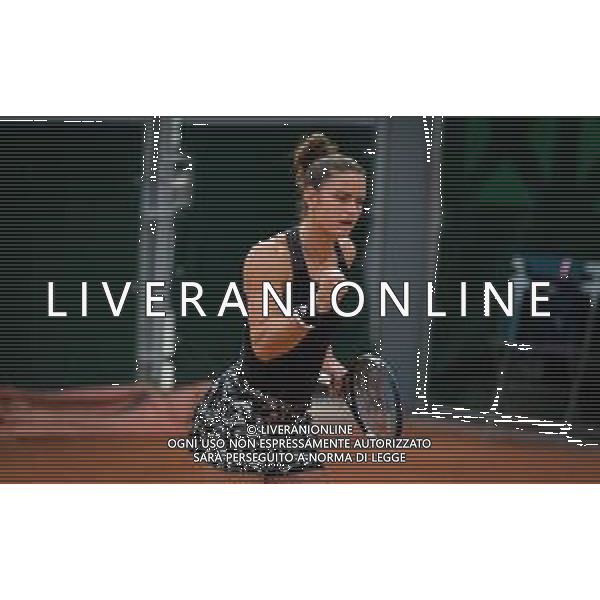 Roland Garros 2020, Grand Slam tournament - Tennis Internationals, 30 September 2020 Roland Garros stadium, paris, france, Italy Photo showing: Maria Sakkari of Greece in action @LM/DPPI/DPPI/Rob Prange AG ALDO LIVERANI SAS