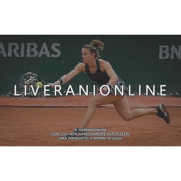 Roland Garros 2020, Grand Slam tournament - Tennis Internationals, 30 September 2020 Roland Garros stadium, paris, france, Italy Photo showing: Maria Sakkari of Greece in action @LM/DPPI/DPPI/Rob Prange AG ALDO LIVERANI SAS