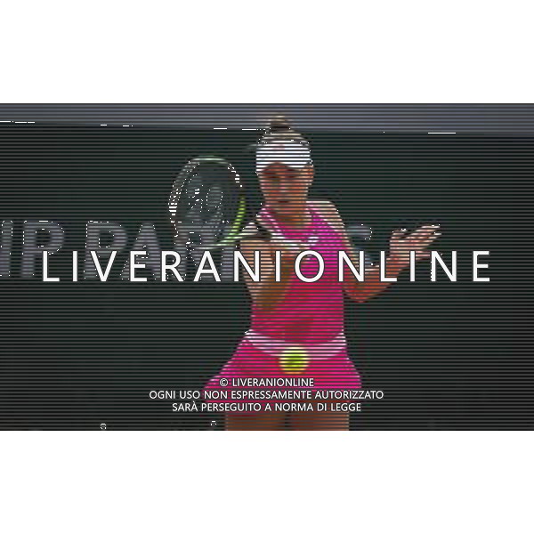 Roland Garros 2020, Grand Slam tournament - Tennis Internationals, 30 September 2020 Roland Garros stadium, paris, france, Italy Photo showing: Kamilla Rakhimova of Russia in action @LM/DPPI/DPPI/Rob Prange AG ALDO LIVERANI SAS