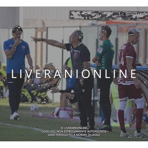 Reggina vs Teramo - Coppa Italia 2020/2021, 30 settembre 2020 Stadio Oreste Granillo , Reggio Calabria, Italia Nella foto: Domenico Toscano Allenatore Reggina Gabriele Rolando (14) Reggina @LM/Valentina Giannettoni AG ALDO LIVERANI SAS