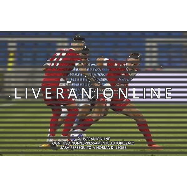 FERRARA 30/09/2020 Spal - Bari secondo turno di Coppa Italia 2020/2021 nella foto: Spaltro Riccardo(spal ferrara) D\'Ursi Eugenio(Bari)Ciofani Matteo(Bari) ©Claudio Zamagni/Agenzia Aldo Liverani / AGENZIA ALDO LIVERANI SAS