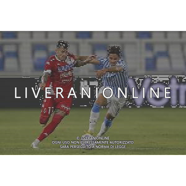 FERRARA 30/09/2020 Spal - Bari secondo turno di Coppa Italia 2020/2021 nella foto: Semicola Leonardo(Spal Ferrara) D\'Ursi Eugenio(Bari) ©Claudio Zamagni/Agenzia Aldo Liverani / AGENZIA ALDO LIVERANI SAS
