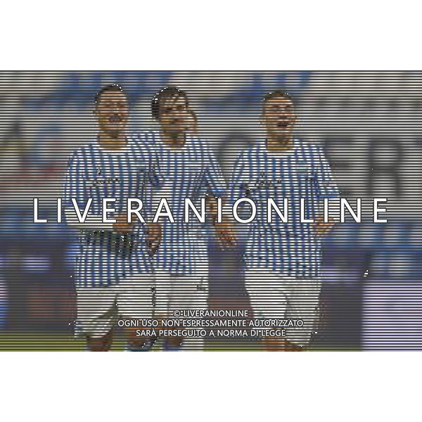 FERRARA 30/09/2020 Spal - Bari secondo turno di Coppa Italia 2020/2021 nella foto: esultanza finale spal ©Claudio Zamagni/Agenzia Aldo Liverani / AGENZIA ALDO LIVERANI SAS