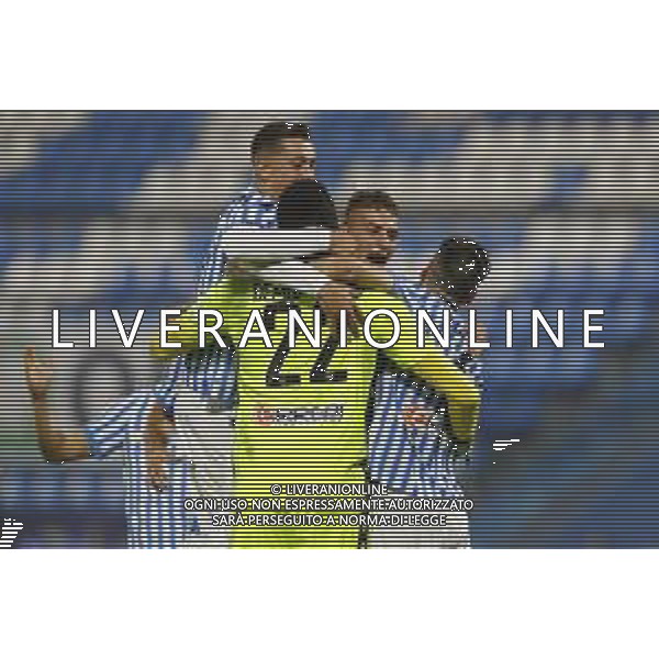 FERRARA 30/09/2020 Spal - Bari secondo turno di Coppa Italia 2020/2021 nella foto: esultanza finale spal ©Claudio Zamagni/Agenzia Aldo Liverani / AGENZIA ALDO LIVERANI SAS