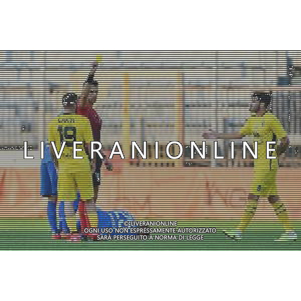 Empoli vs Renate - Coppa Italia 2020/2021, 30 settembre 2020 Empoli, Italia Nella foto: Erald Lakti (Renate) ammonito @LM/Lisa Guglielmi AG ALDO LIVERANI SAS