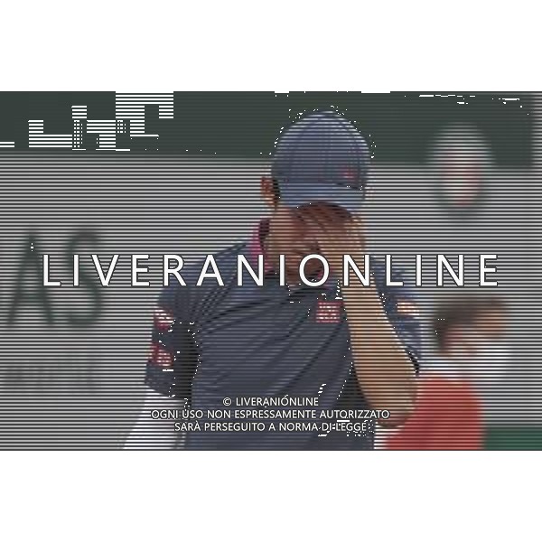 Roland Garros 2020, Grand Slam tournament - Tennis Internationals, 30 September 2020 Roland Garros stadium, paris, france, Italy Photo showing: KEI NISHIKORI (JAP) @LM/DPPI/DPPI/Stephane Allaman AG ALDO LIVERANI SAS