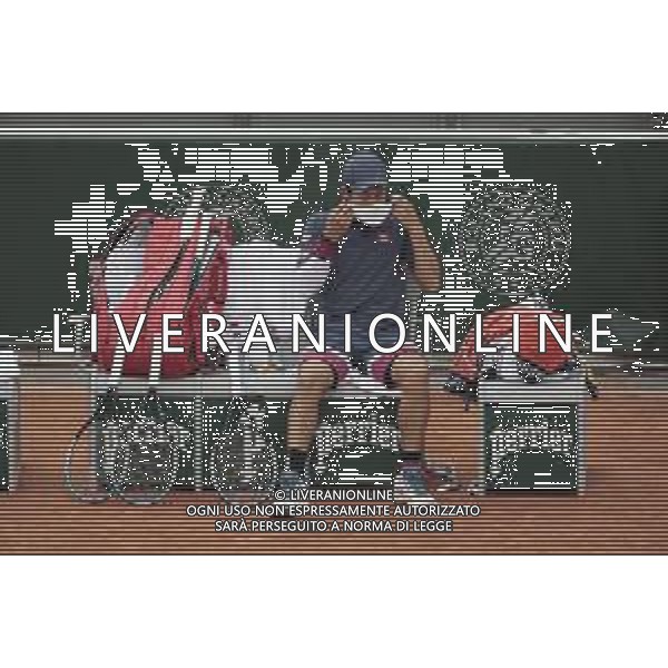 Roland Garros 2020, Grand Slam tournament - Tennis Internationals, 30 September 2020 Roland Garros stadium, paris, france, Italy Photo showing: KEI NISHIKORI (JAP) @LM/DPPI/DPPI/Stephane Allaman AG ALDO LIVERANI SAS