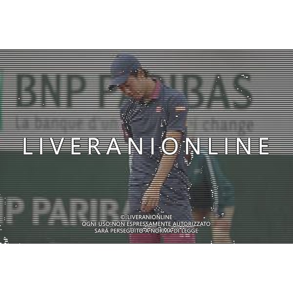 Roland Garros 2020, Grand Slam tournament - Tennis Internationals, 30 September 2020 Roland Garros stadium, paris, france, Italy Photo showing: KEI NISHIKORI (JAP) @LM/DPPI/DPPI/Stephane Allaman AG ALDO LIVERANI SAS