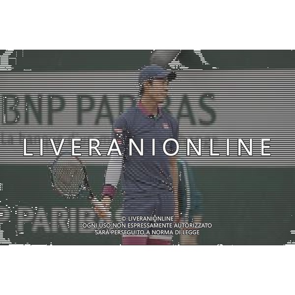 Roland Garros 2020, Grand Slam tournament - Tennis Internationals, 30 September 2020 Roland Garros stadium, paris, france, Italy Photo showing: KEI NISHIKORI (JAP) @LM/DPPI/DPPI/Stephane Allaman AG ALDO LIVERANI SAS