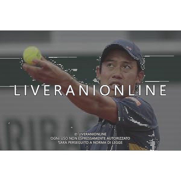 Roland Garros 2020, Grand Slam tournament - Tennis Internationals, 30 September 2020 Roland Garros stadium, paris, france, Italy Photo showing: KEI NISHIKORI (JAP) @LM/DPPI/DPPI/Stephane Allaman AG ALDO LIVERANI SAS