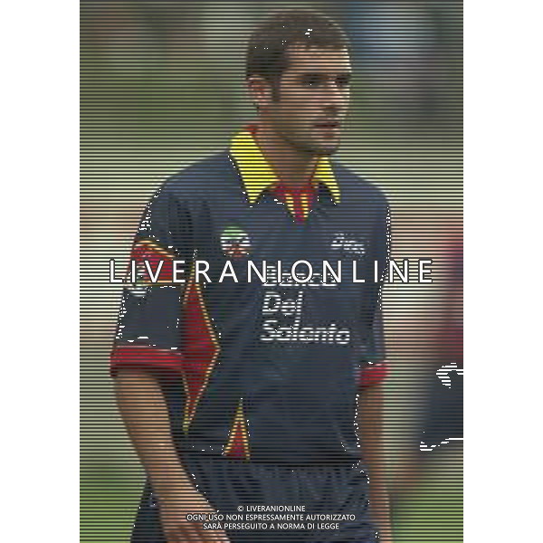 1999 LECCE CALCIO NELLA FOTO CRISTIANO LUCARELLI AG ALDO LIVERANI SAS