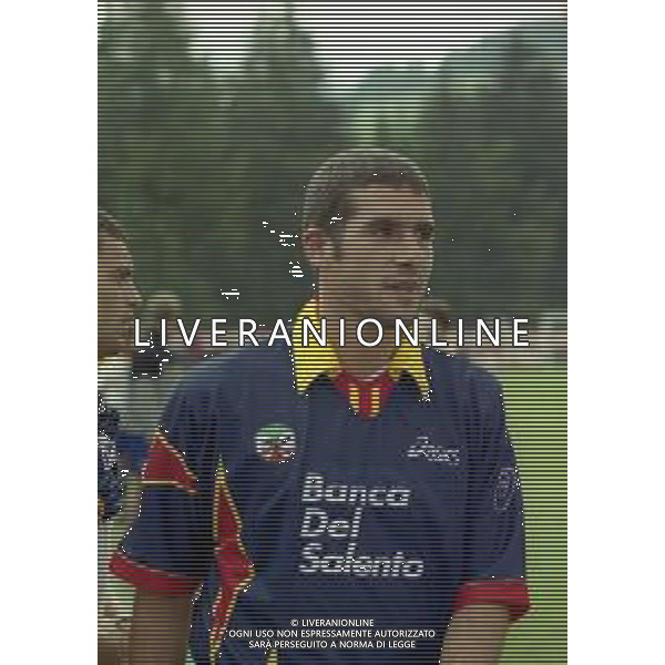 1999 LECCE CALCIO NELLA FOTO CRISTIANO LUCARELLI AG ALDO LIVERANI SAS