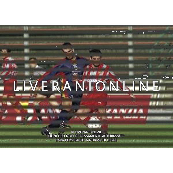 01-11-1998 CREMONA CAMPIONATO DI CALCIO SEIE B CREMONESE LECCE 0-2 NELLA FOTO STEFANO GHIRARDELLO AG ALDO LIVERANI SAS