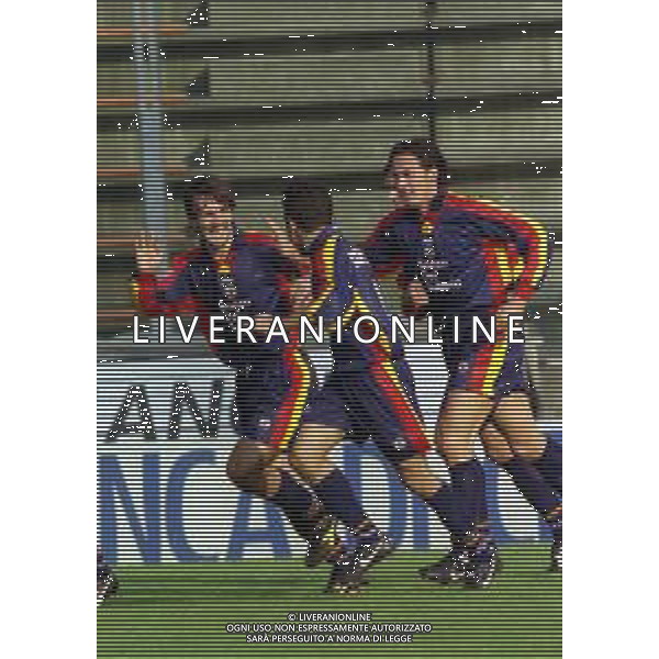 01-11-1998 CREMONA CAMPIONATO DI CALCIO SEIE B CREMONESE LECCE 0-2 NELLA FOTO ESULTANZA DOPO IL GOAL DI MASSIMO MARGIOTTA AG ALDO LIVERANI SAS 
