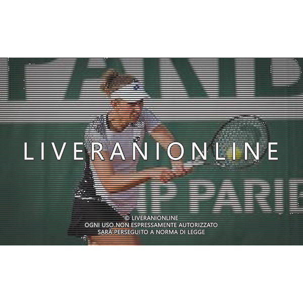 Roland Garros 2020, Grand Slam tournament - Tennis Internationals, 30 September 2020 Roland Garros stadium, paris, france, Italy Photo showing: Elise Mertens of Belgium in action @LM/DPPI/DPPI/Rob Prange AG ALDO LIVERANI SAS