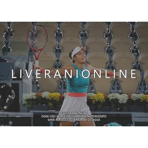 Roland Garros 2020, Grand Slam tournament - Tennis Internationals, 30 September 2020 Roland Garros stadium, paris, france, Italy Photo showing: Caroline Garcia of France celebrates after her victory against Aliaksandra Sasnovich of Belarus @LM/DPPI/DPPI/Rob Prange AG ALDO LIVERANI SAS