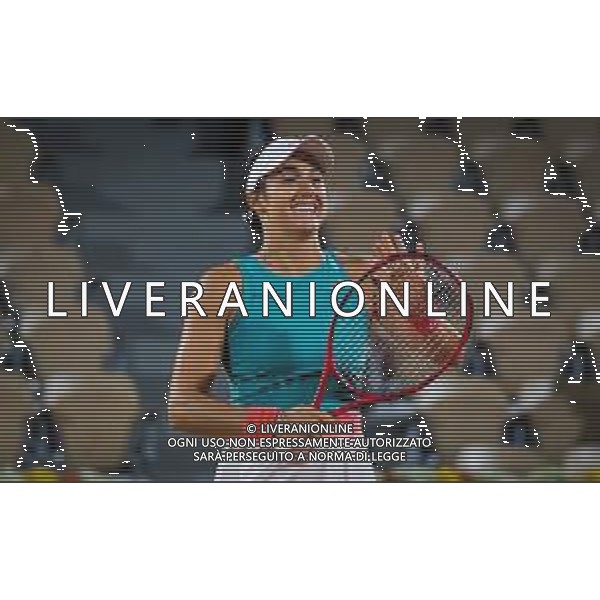 Roland Garros 2020, Grand Slam tournament - Tennis Internationals, 30 September 2020 Roland Garros stadium, paris, france, Italy Photo showing: Caroline Garcia of France celebrates after her victory against Aliaksandra Sasnovich of Belarus @LM/DPPI/DPPI/Rob Prange AG ALDO LIVERANI SAS