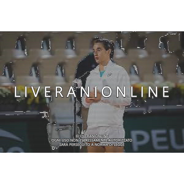 Roland Garros 2020, Grand Slam tournament - Tennis Internationals, 30 September 2020 Roland Garros stadium, paris, france, Italy Photo showing: Caroline Garcia of France after her victory against Aliaksandra Sasnovich of Belarus @LM/DPPI/DPPI/Rob Prange AG ALDO LIVERANI SAS