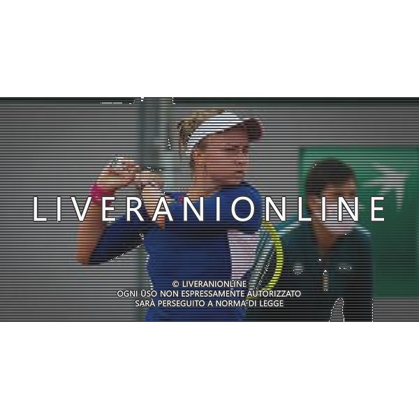 Roland Garros 2020, Grand Slam tournament - Tennis Internationals, 30 September 2020 Roland Garros stadium, paris, france, Italy Photo showing: Barbora Krejcikova of the Czech Republic in action against Barbora Strycova of the Czech Republic @LM/DPPI/DPPI/Rob Prange AG ALDO LIVERANI SAS