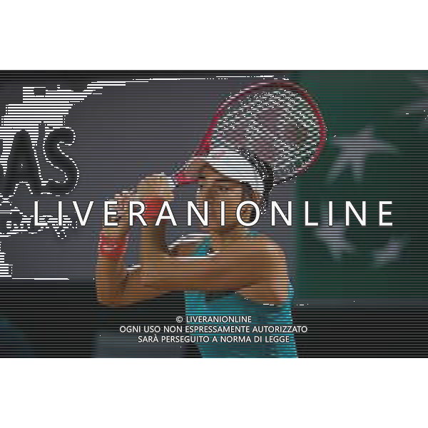 Roland Garros 2020, Grand Slam tournament - Tennis Internationals, 30 September 2020 Roland Garros stadium, paris, france, Italy Photo showing: Caroline Garcia of France in action against Aliaksandra Sasnovich of Belarus @LM/DPPI/DPPI/Rob Prange AG ALDO LIVERANI SAS