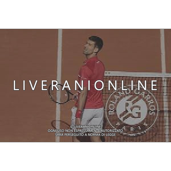 Roland Garros 2020, Grand Slam tournament - Tennis Internationals, 01 October 2020 Roland Garros stadium, paris, france, Italy Photo showing: Novak DJOKOVIC (SRB) @LM/DPPI/DPPI/Stephane Allaman AG ALDO LIVERANI SAS