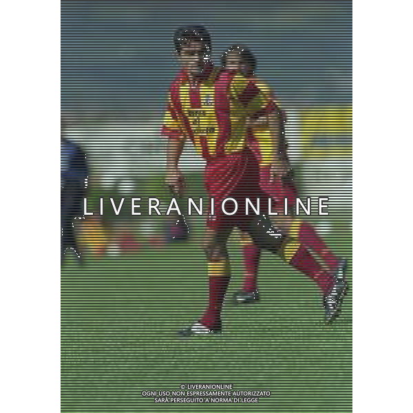 1997-1998 LECCE CALCIO NELLA FOTO ALESSANDRO CONTICCHIO AG ALDO LIVERANI SAS