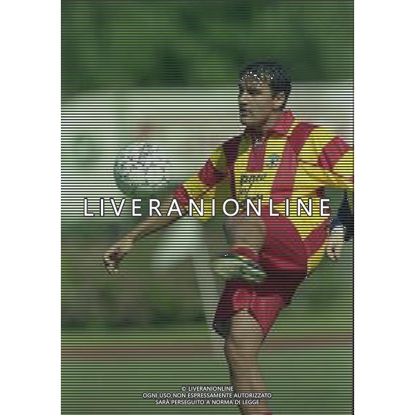 1997-1998 LECCE CALCIO NELLA FOTO FRANCESCO DE FRANCESCO AG ALDO LIVERANI SAS
