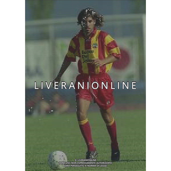 1997-1998 LECCE CALCIO NELLA FOTO GIUSEPPE ANASTASI AG ALDO LIVERANI SAS