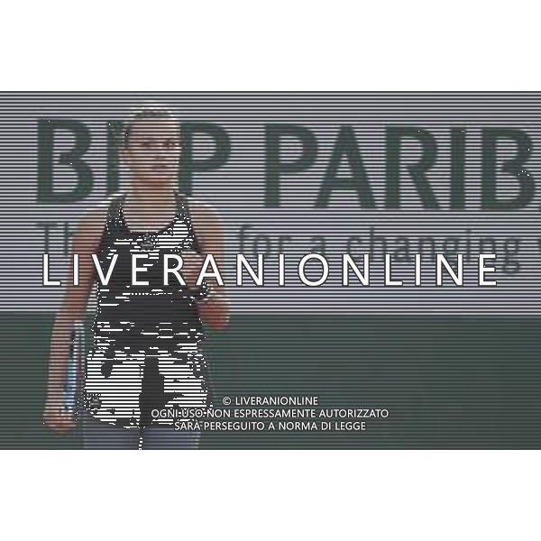 Roland Garros 2020, Grand Slam tournament - Tennis Internationals, 01 October 2020 Roland Garros stadium, paris, france, Italy Photo showing: Clara BUREL (FRA) @LM/DPPI/DPPI/Stephane Allaman AG ALDO LIVERANI SAS