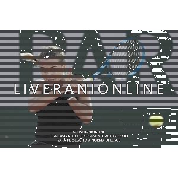 Roland Garros 2020, Grand Slam tournament - Tennis Internationals, 01 October 2020 Roland Garros stadium, paris, france, Italy Photo showing: Clara BUREL (FRA) @LM/DPPI/DPPI/Stephane Allaman AG ALDO LIVERANI SAS