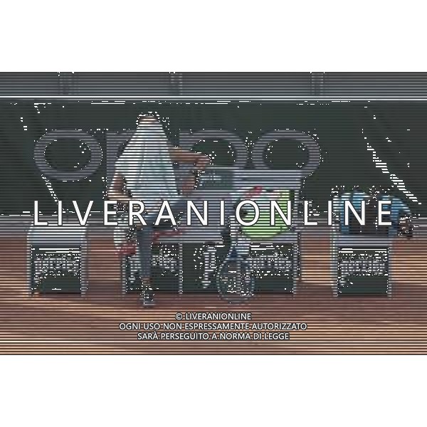 Roland Garros 2020, Grand Slam tournament - Tennis Internationals, 01 October 2020 Roland Garros stadium, paris, france, Italy Photo showing: Clara BUREL (FRA) @LM/DPPI/DPPI/Stephane Allaman AG ALDO LIVERANI SAS