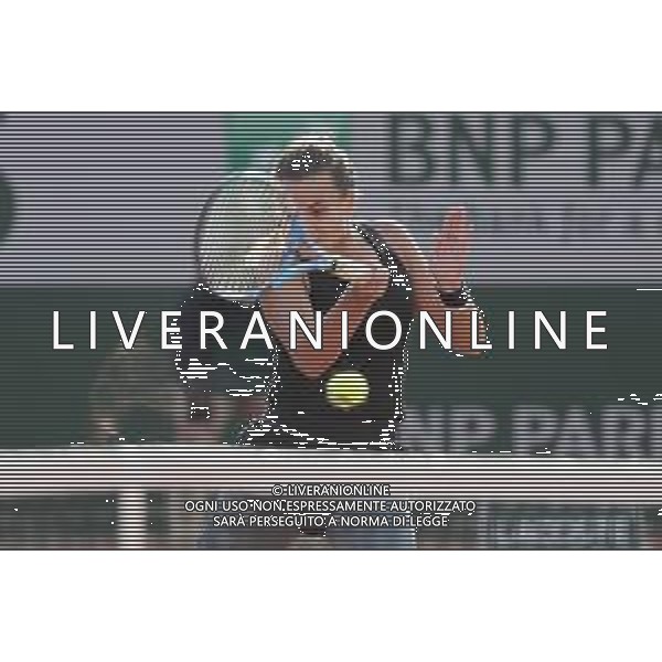 Roland Garros 2020, Grand Slam tournament - Tennis Internationals, 01 October 2020 Roland Garros stadium, paris, france, Italy Photo showing: Clara BUREL (FRA) @LM/DPPI/DPPI/Stephane Allaman AG ALDO LIVERANI SAS